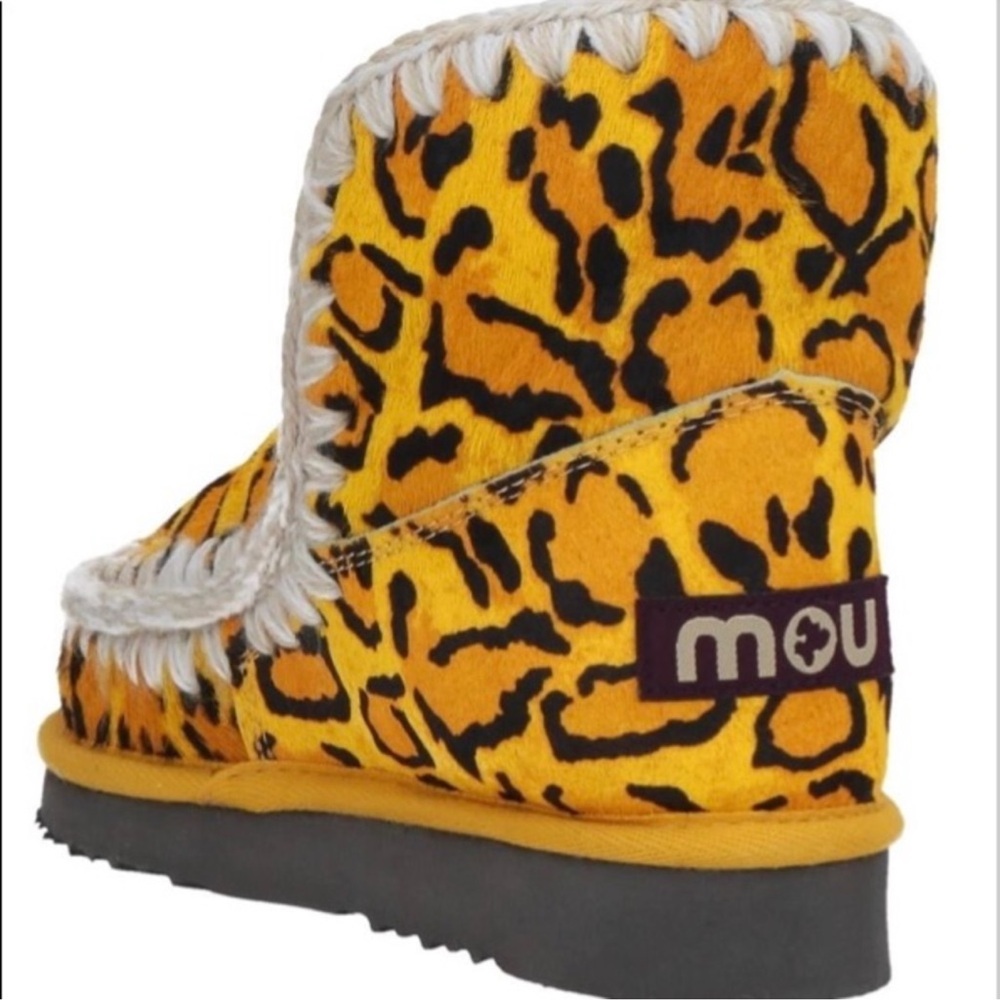 MOU Leopard Boots